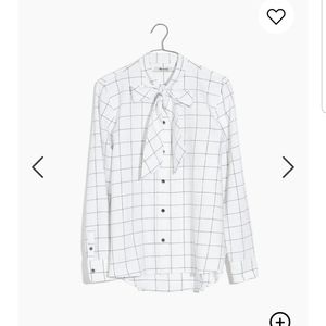 Madewell tie shirt